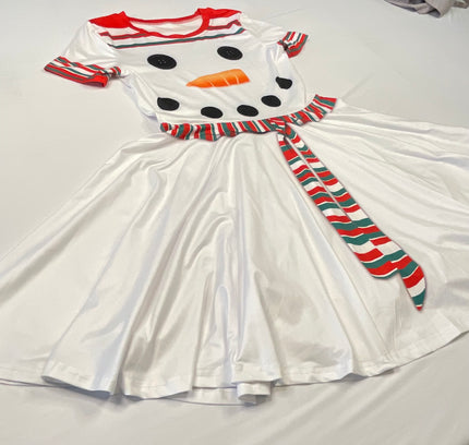 Snowman Holiday Dress - Size Medium