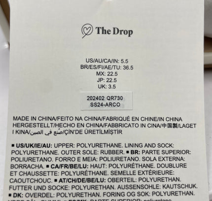 The Drop White Strappy Heeled Sandals - Size 5.5 - New With Box