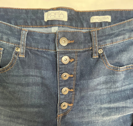 Sofia Jeans by Sofia Vergara Melisa Flare Jeans - Size 16