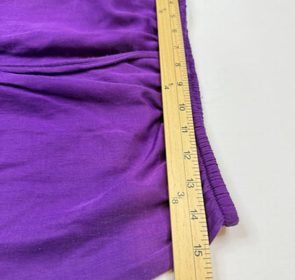 She Loves Purple Cargo Pocket Midi Skirt - Size L