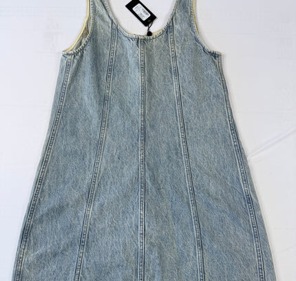 Rag & Bone Light Wash Denim Button Front Dress - Size Small