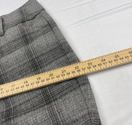 7th Avenue New York & Company Gray Plaid Dress Pants Size 14
