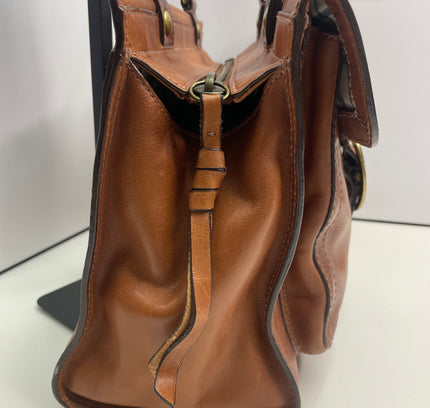 SOLD-Rare Vintage Coach Legacy Bleecker Tattersall Satchel - Discontinued Collector's Piece