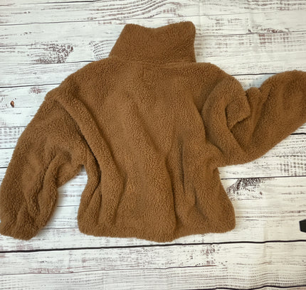 SO Caramel Teddy Sherpa Jacket - Size Large