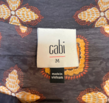 Cabi Geometric Print Sleeveless Top - Size M