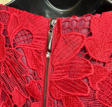 Red Lace Dress White House Black Market - New with Tags