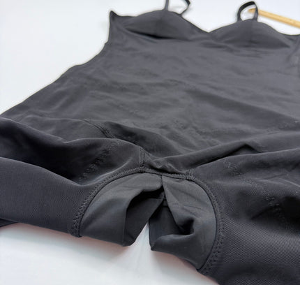 High-Waist Tummy Control Shapewear Bodysuit - Black LARGE