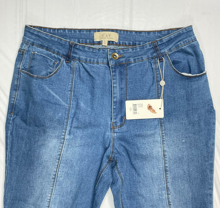 Mid Blue Flare Jeans - Size 31