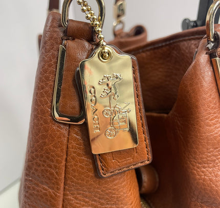 Coach Cognac Brown Leather Shoulder Bag - Discontinued Style E1376-26224