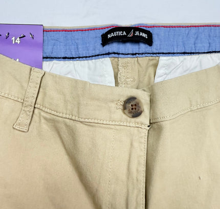 Nautica Jeans Khaki Capri Pants - Size 14 - New With Tags