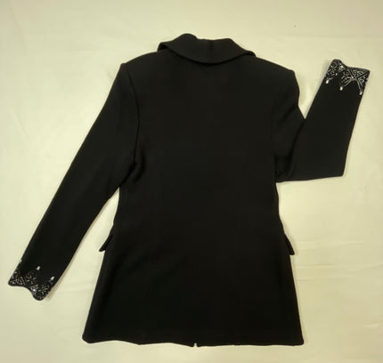 St. John Evening Collector's Crystal-Embellished Blazer - Size 2