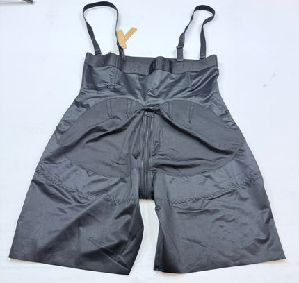 SHAPELLX Black Body Shaper with Adjustable Straps & Zipper - size XXL