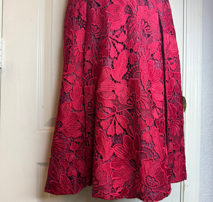 Red Lace Dress White House Black Market - New with Tags