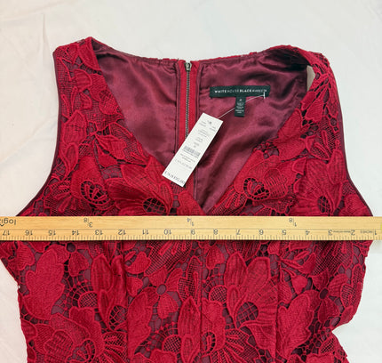 Red Lace Dress White House Black Market - New with Tags