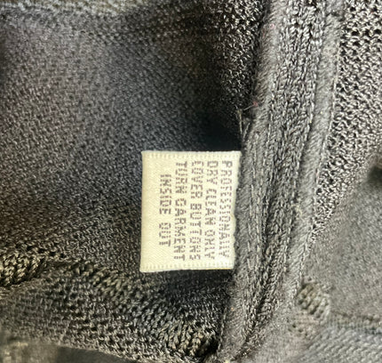 St. John Black Embellished Cardigan Sweater - Size 4