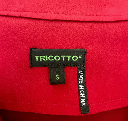 TRICOTTO Red Double-Breasted Jacket - Size Small - Great Condition