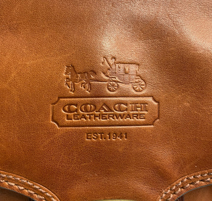 SOLD-Rare Vintage Coach Legacy Bleecker Tattersall Satchel - Discontinued Collector's Piece