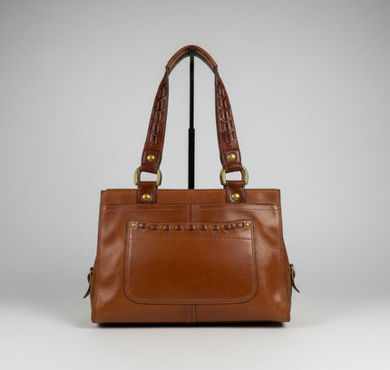 SOLD-Rare Vintage Coach Legacy Bleecker Tattersall Satchel - Discontinued Collector's Piece