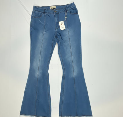 Mid Blue Flare Jeans - Size 31