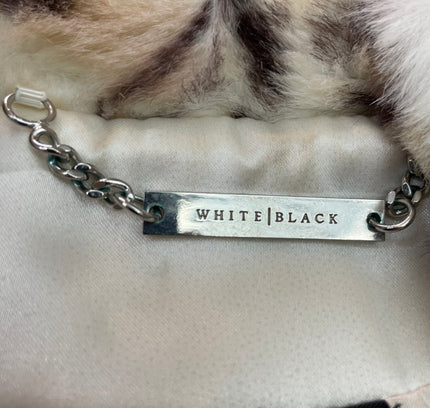 White House Black Market Cheetah Print Fur Coat - Size Large - Excellent Condition