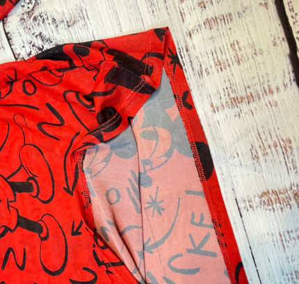 Disney Mickey Mouse Sheer Top - Size XL (Runs Small) - With Tags