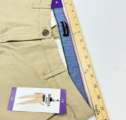 Nautica Jeans Khaki Capri Pants - Size 14 - New With Tags