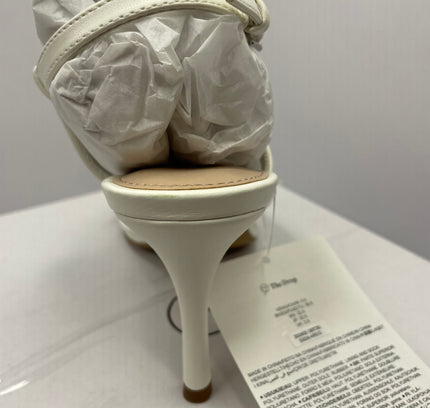 The Drop White Strappy Heeled Sandals - Size 5.5 - New With Box