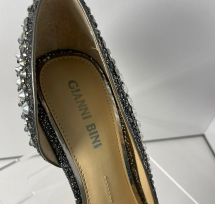 Gianni Bini Black Studded Stilettos - Size 6.5 - Excellent Condition