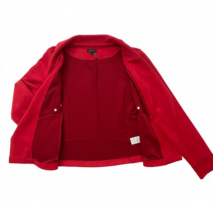 TRICOTTO Red Double-Breasted Jacket - Size Small - Great Condition