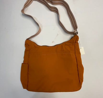 Cluci Cognac Nylon Crossbody Bag - Multi-Pocket Adjustable Strap