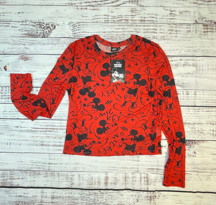 Disney Mickey Mouse Sheer Top - Size XL (Runs Small) - With Tags