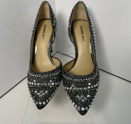 Gianni Bini Black Studded Stilettos - Size 6.5 - Excellent Condition