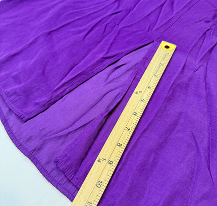 She Loves Purple Cargo Pocket Midi Skirt - Size L