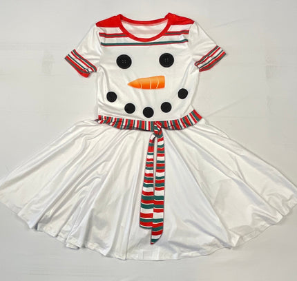 Snowman Holiday Dress - Size Medium