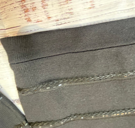 St. John Black Embellished Cardigan Sweater - Size 4