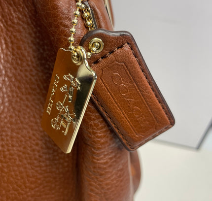 Coach Cognac Brown Leather Shoulder Bag - Discontinued Style E1376-26224