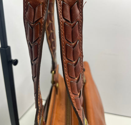 SOLD-Rare Vintage Coach Legacy Bleecker Tattersall Satchel - Discontinued Collector's Piece