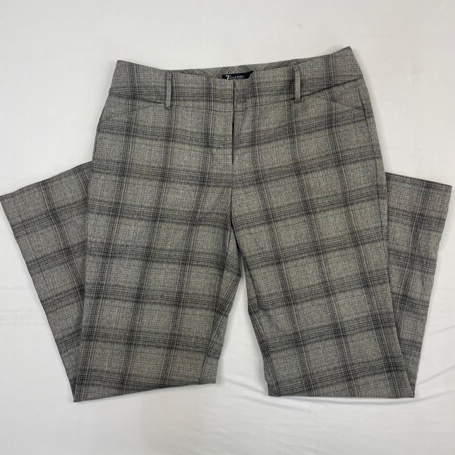 7th Avenue New York & Company Gray Plaid Dress Pants Size 14