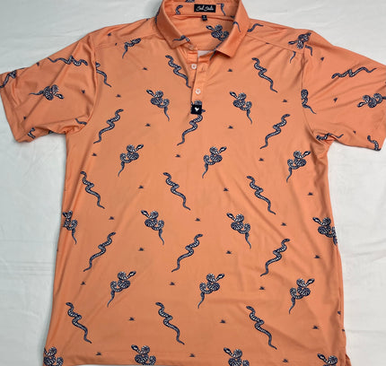 Bad Birdie Peach Golf Shirt - Size XL - Excellent Condition