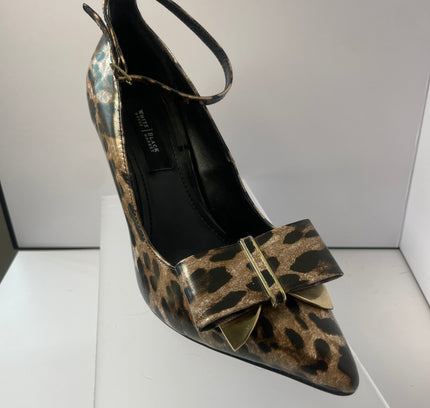 White House Black Market Leopard Print Pointed Toe Pumps - Size 6.5