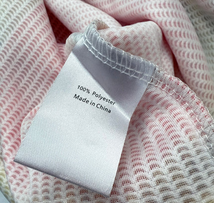 NWOT Vintage Postcard CAT Graphic V-Neck Top - Coral Pink - Size XL