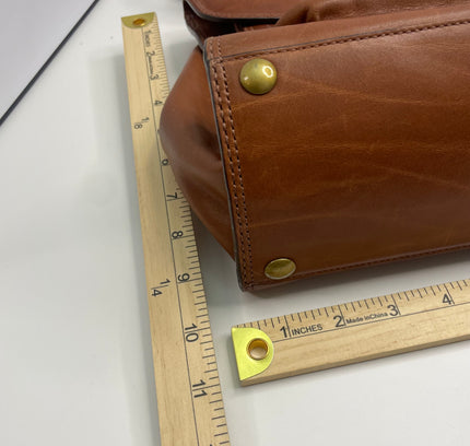 SOLD-Rare Vintage Coach Legacy Bleecker Tattersall Satchel - Discontinued Collector's Piece