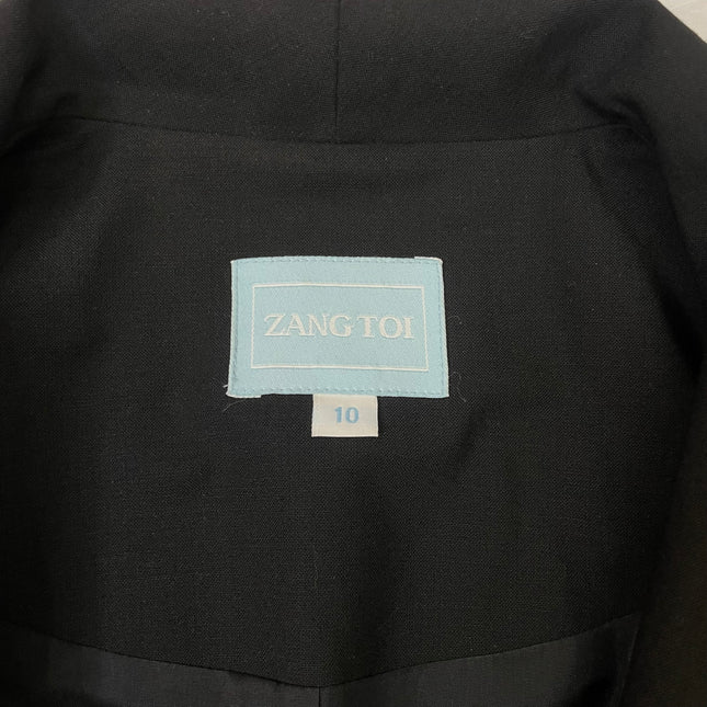 Tahari Black Textured Blazer - Size 10 - Like New Condition