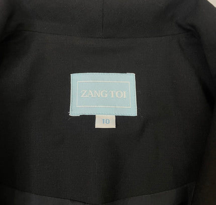 Tahari Black Textured Blazer - Size 10 - Like New Condition