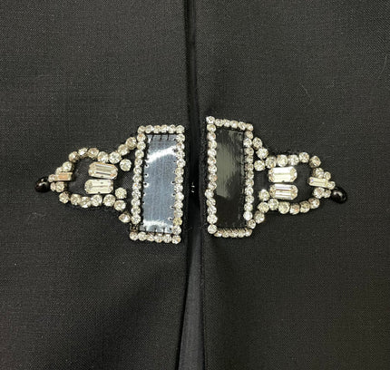 Tahari Black Textured Blazer - Size 10 - Like New Condition