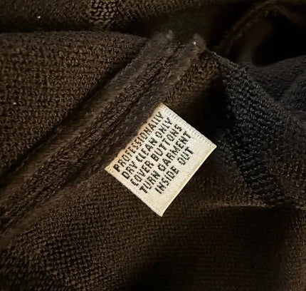 St. John Luxury Caviar Black Knit Cardigan with Beaded Stripes - Size 4