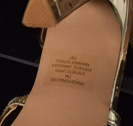 Steve Madden Gold Heels - Women's Size 7 -