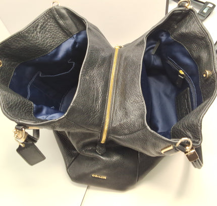 Coach26224 Phoebe Black Leather Tote Bag - Excellent Condition