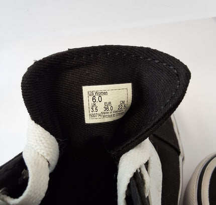 Vans Sneakers - Black & White - Women's Size 6