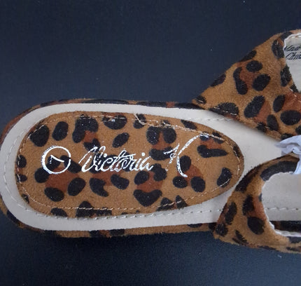 Victoria K Leopard Print Flats - Women's Size 7